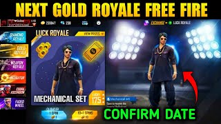 SR Gaming on X: Free fire New Gold Royale bundle New Male Character New free  fire updates, SR G