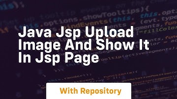 java jsp upload image and show it in jsp page