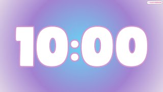 10 Minute Timer | Purple Aura Theme 💜
