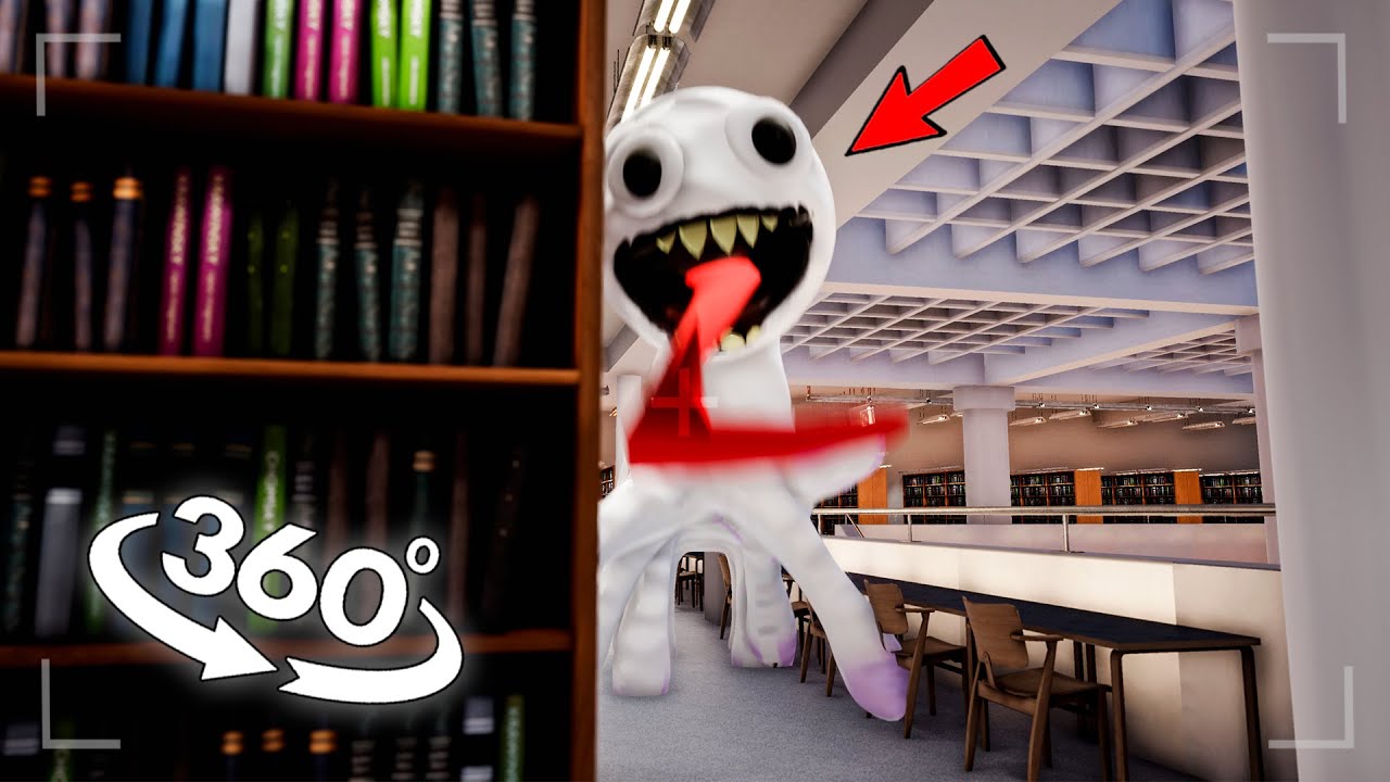 Ready go to ... https://youtu.be/4yONmnTMdxQ [ VR 360Â° White Rainbow Friends found YOU in the LIBRARY!]