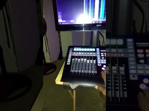 Mini studio tour new faderport 8 in action