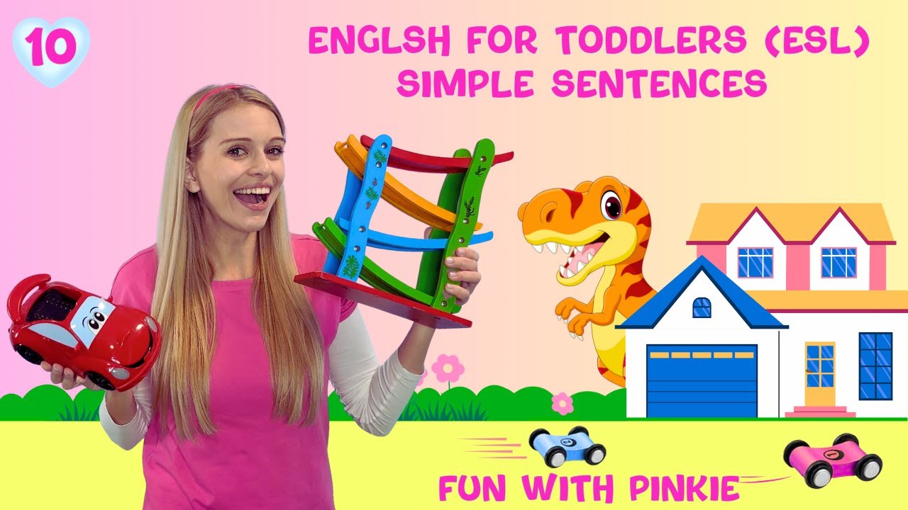 Learn English for Toddlers (ESL) | First Words & Simple Sentences!