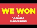 We Won (1 MILLION SUBS!)