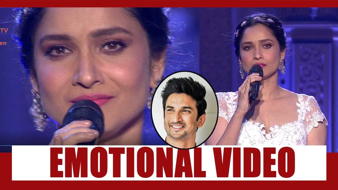 Download Pavitra Rishta: When Ankita Lokhande cried on stage for Sushant Singh Rajput, Watch Emotional Video