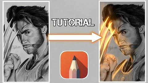 glowing sketch easy tutorial using autodesk sketchbook | light up your sketches using sketch book