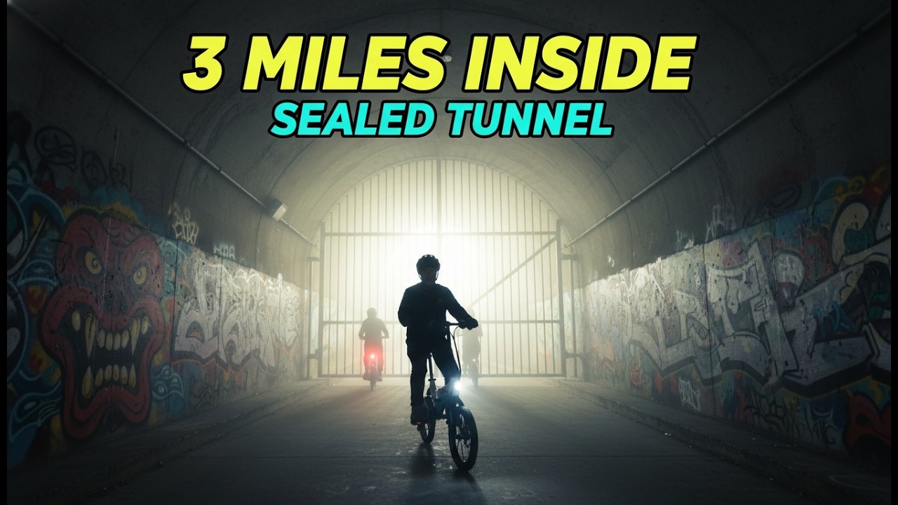 We Rode 3 Miles Into a Sealed Tunnel… No Idea If There’s an Exit