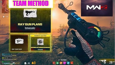 How to get the RAY GUN SCHEMATIC and Rare Items in Call of Duty MW3 Zombies! Best Team Method.