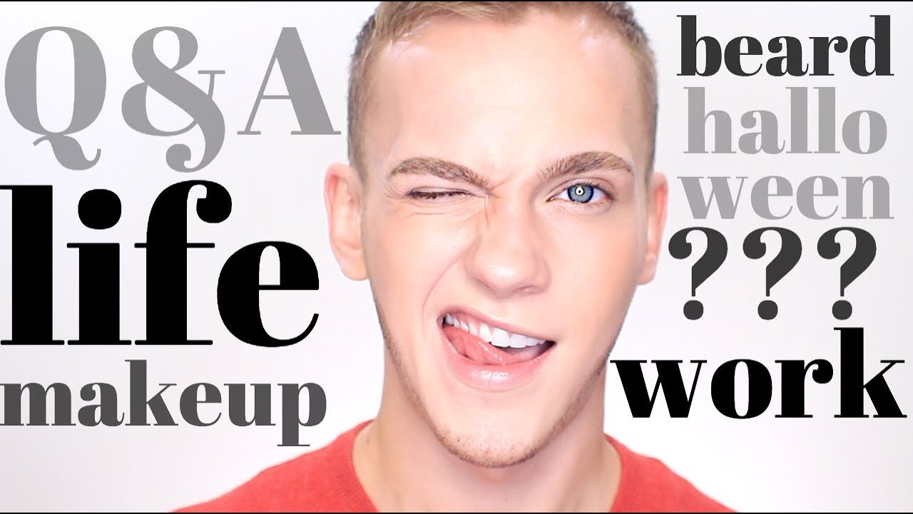 Q&A Life, Makeup, Halloween, Facial Hair! Jonathan Curtis YouTube