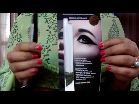 ColorBar i glide pencil & Colorbar mesmereyes kajal festive offer pack review, nykaa festive sale on