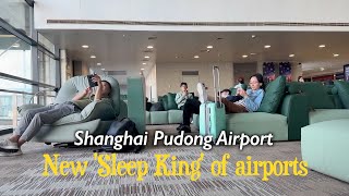 Shanghai airport offers nap pods, free showers and cozy sofas for jet-lagged flyers
