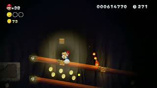 Nsmb. U Deluxe - All Star Coins - Layer-Cake Desert 3 Fire Snake Cavern