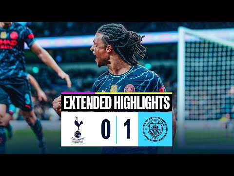 EXTENDED HIGHLIGHTS | Tottenham Hotspur 0-1 Man City | Aké scores a late winner away at Spurs!