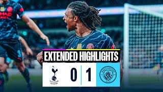 EXTENDED HIGHLIGHTS | Tottenham Hotspur 0-1 Man City | Aké scores a late winner away at Spurs!