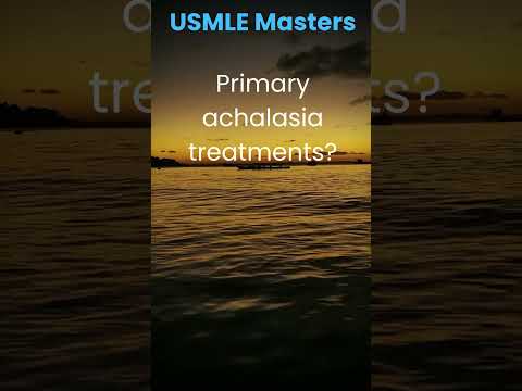 Primary achalasia treatments