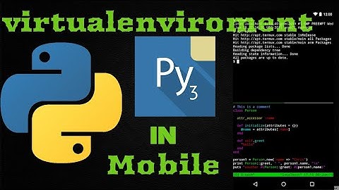 How to use virtualenviroment in pydroid3 mobile