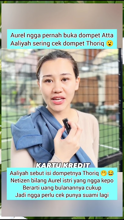 AALIYAH KEP0 ISI DOMPET THORIQ 😮 #aaliyah #aurelhermansyah