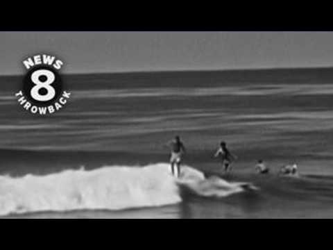 Surfing in La Jolla 1954