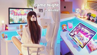Gaming Vlog 👾 Playing honkai impact 3rd, watching anime, 711 haul, viral Korean beauty haul