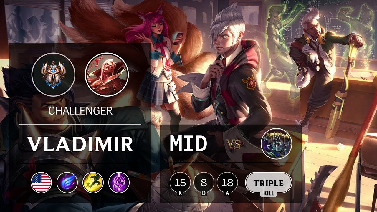 Vladimir Mid vs Nasus - NA Challenger Patch 9.13