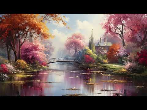 Monet inspired paintings | landscape | art for Frame TV | Smart TV screensaver | Farmhouse decor