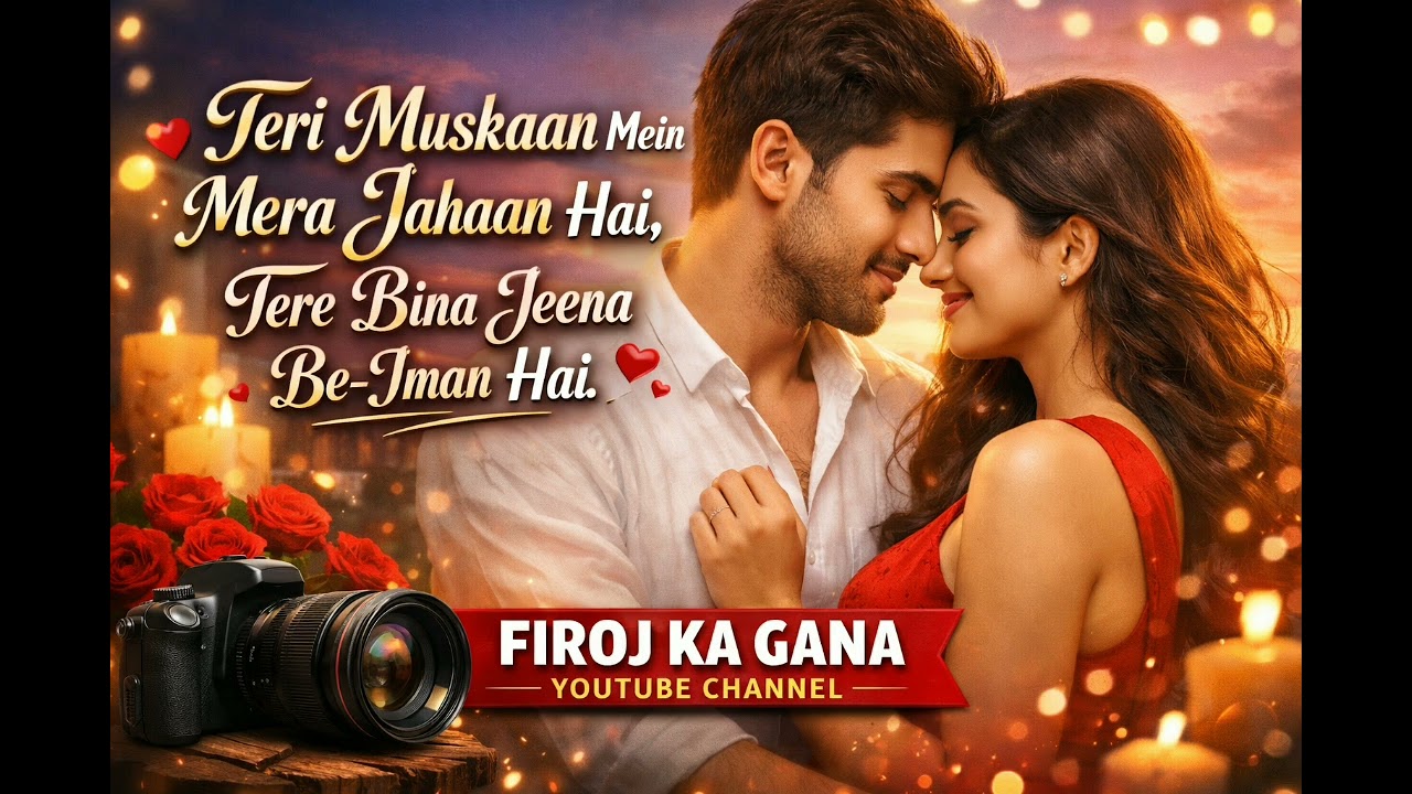 🎵 Title: “Teri Muskaan Mein Mera Jahaan” 🎵(Romantic Hindi Song – Soft Love Vibe)[Verse 1]Teri muskaa