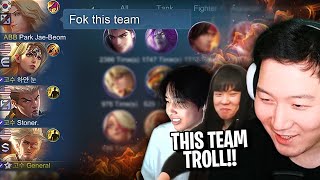 Mythical Glory Troll team trio | Mobile Legends Natan