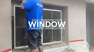 New Construction Window Installation Time-Lapse