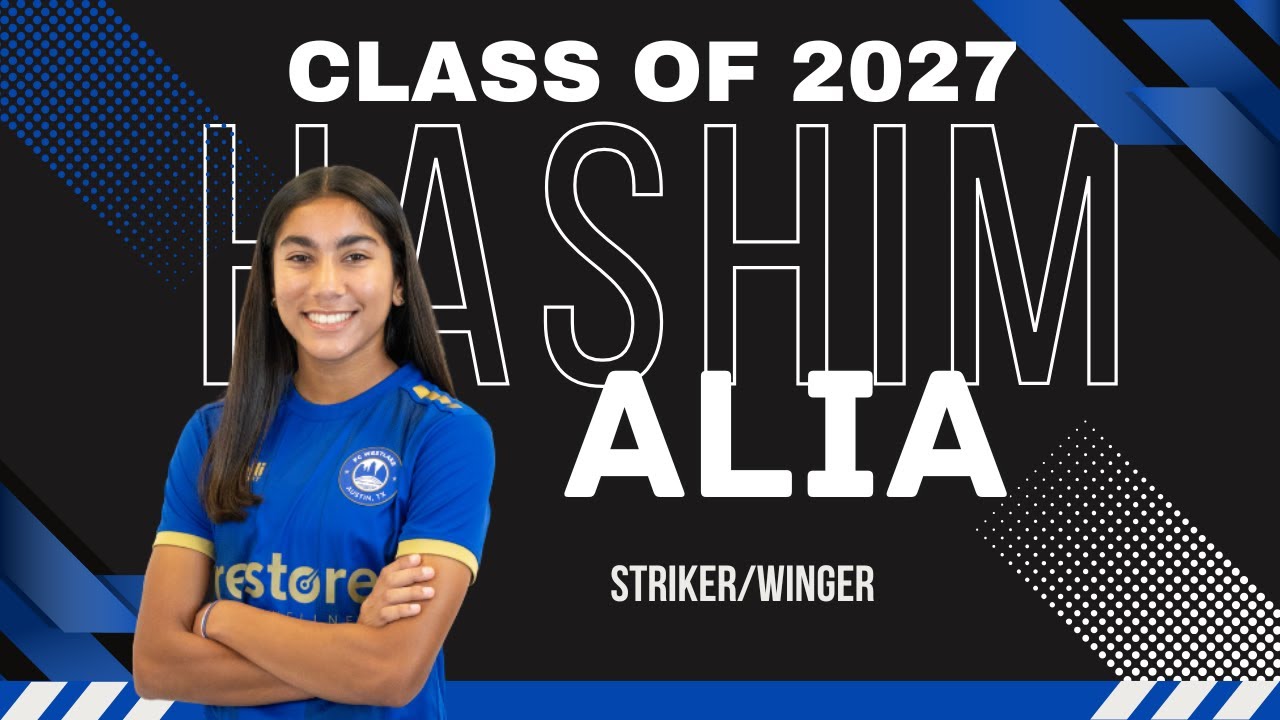 Alia Hashim | Striker-Winger, Forward | Class of 2027 - YouTube