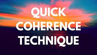 Quick Coherence Technique by HeartMath Institute