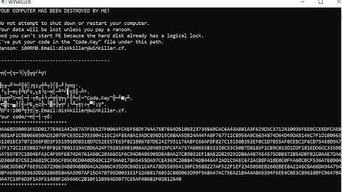 WINKILLER ransomware removal instructions.