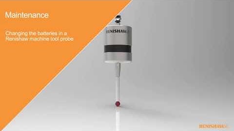 How to movie - Changing the batteries in a machine tool spindle probe