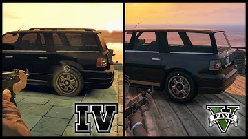 GTA IV vs GTA V | Side by Side Comparison