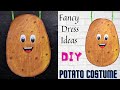 DIY Potato Costume | Vegetable Fancy Dress | How To Make Potato Fancy Dress @craftthebest1
