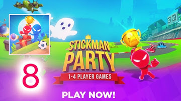 Stickman Party - Gameplay walkthrough Part 8 - Tutorial -Android /iOS Gameplay
