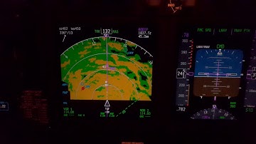 *UHD* B737 Changing weather radar to MAP Mode