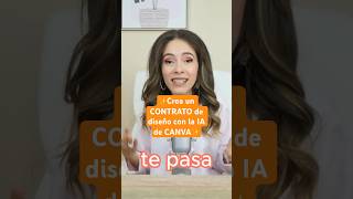 ✨Crea un CONTRATO de diseño con la IA de CANVA #shorts