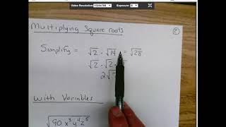 Radical expressions-Lesson 7-4a