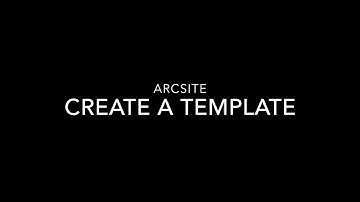 Create a Drawing Template in ArcSite