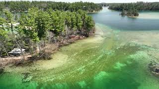 Sunset Lake (Chain O'Lakes), Waupaca WI – April 20, 2026