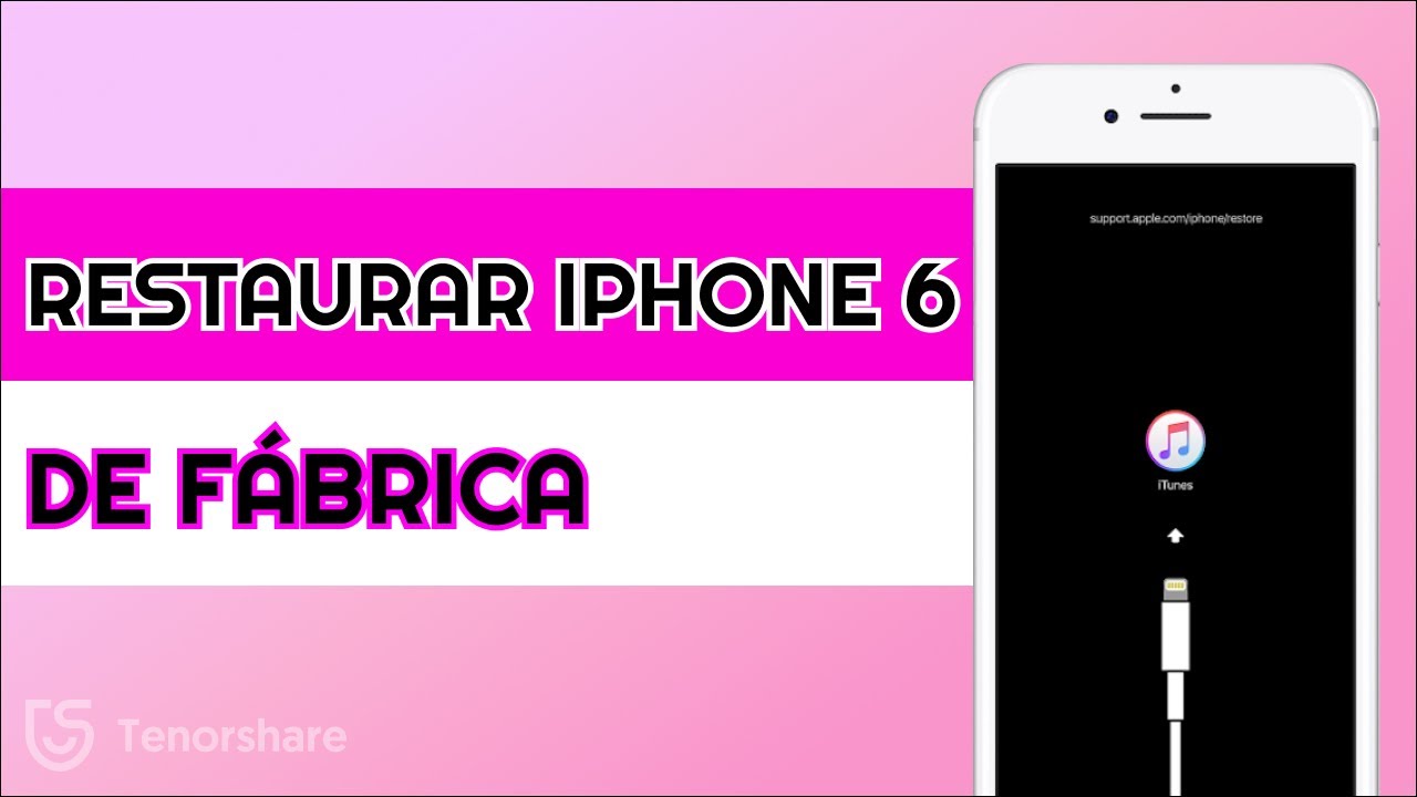 2024｜cómo restaurar iPhone 6 de fábrica - YouTube
