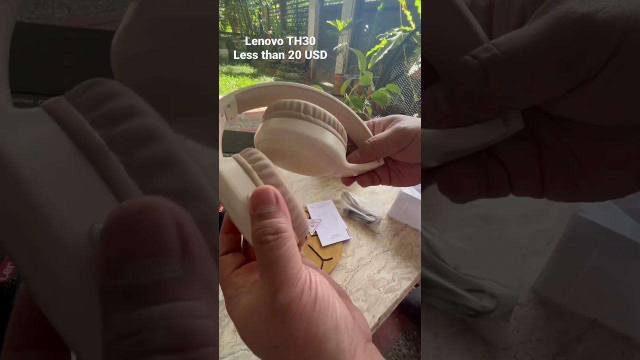 Headphones less than 20 USD. Lenovo TH30