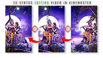 Radha Krishna 3D Fullscreen Status Video Editing | 3D Status Editing | 4k Full Screen Moving Editing