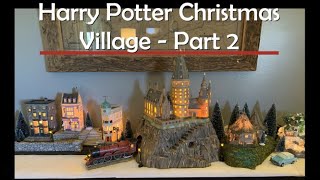 Harry Potter Christmas Village  Department 56 Part 2 