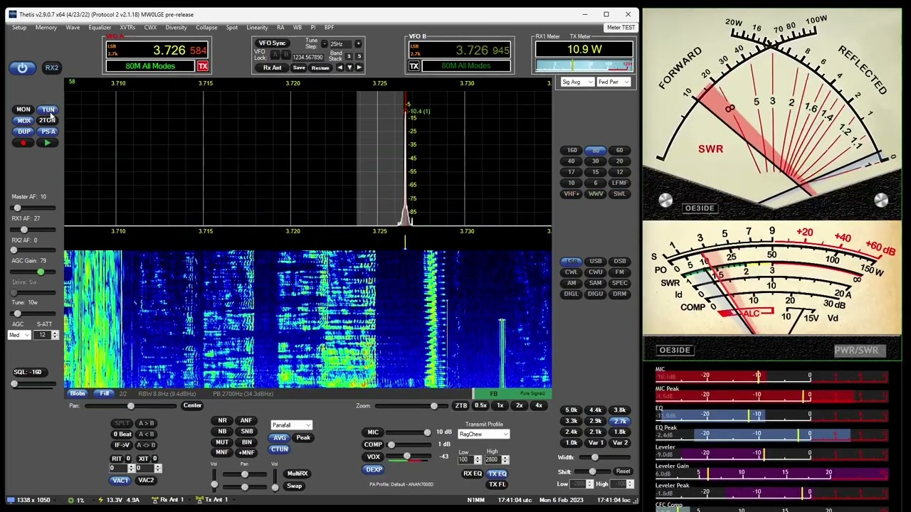Thetis Meter Work In Progress