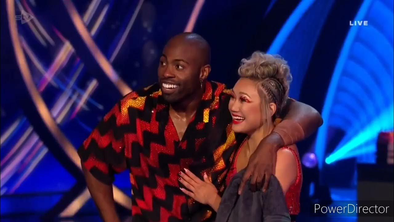 Darren Harriott and Tippy Packard skating in Dancing on Ice (22/1/23