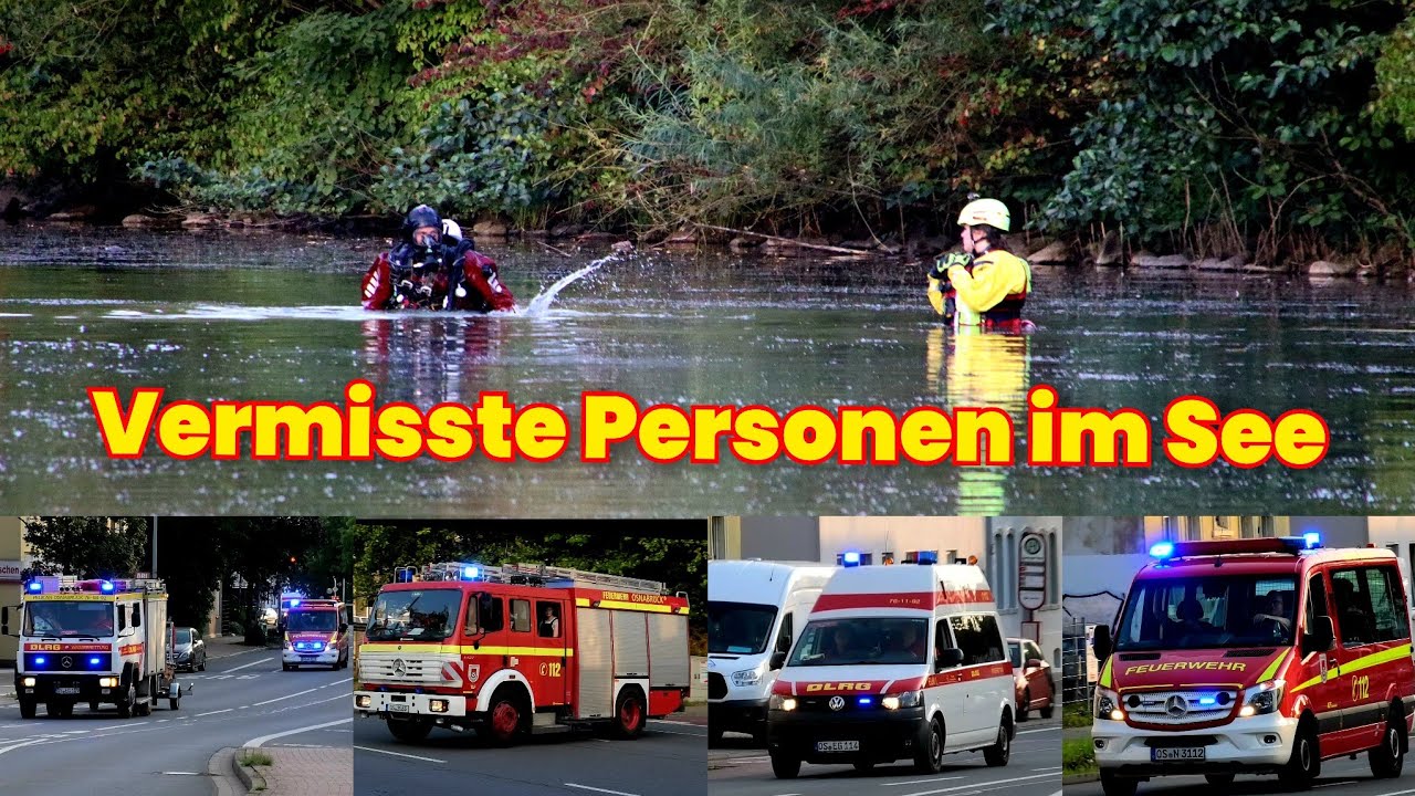 👉 Großübung am See! Feuerwehr & DLRG retten Vermisste in Osnabrück-Schinkel 🚒🌊