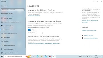 Sauvegarde automatique avec Windows
