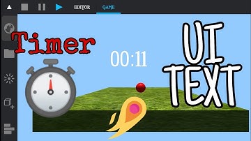 Making Timer⏱️- UI text | It