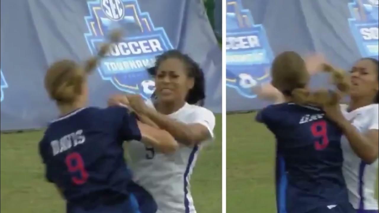 ole miss vs lsu women's soccer fight video what happened YouTube