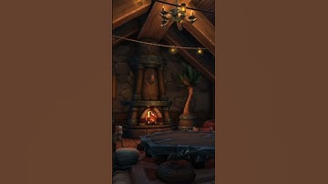 WoW Player Housing | "Cozy Hearth" #worldofwarcraft #warcraft #gaming #cozygaming #mmo #ffxiv
